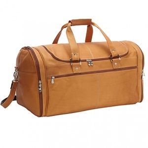 MENS LADIES ALL LEATHER TRAVEL BAG